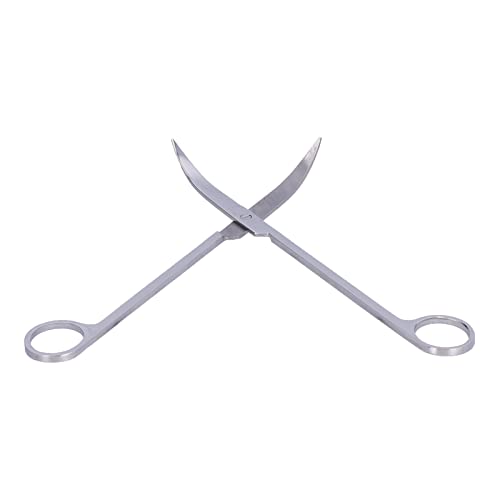 4 in 1 Aquarium Tools Kit, Aluminum Alloy Fish Plant Tools, Plant Aquascaping Tool Set with Straight Tweezer, Curved Tweezer, Spatula