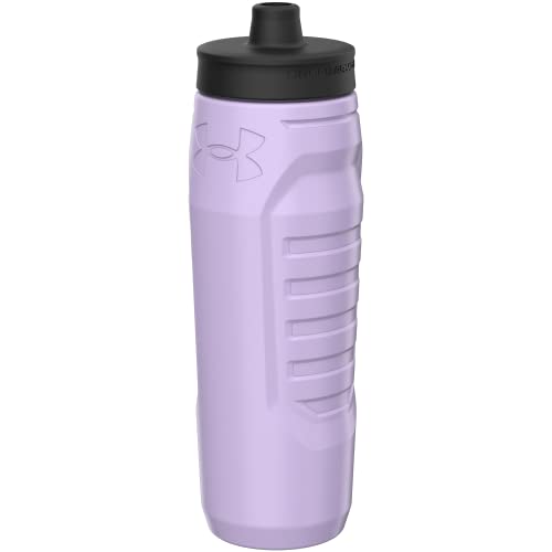 Under Armour Squeeze Water Bottles, 32 oz Water Bottles, Sideline Sports Water Bottle with Quick-Shot Lid, Quick & Easy Hydration, Gym Water Bottles, Squeeze Bottle, 1 32oz Bottle - color: Octane