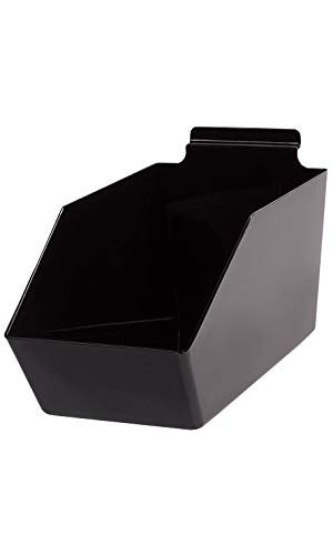 Black Plastic Dump Bin - 6 X 5 ½ X 11 ½ - Set of 2- Multi-Purpose