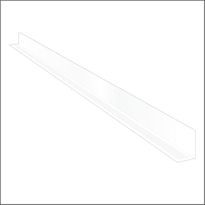 Clear Plastic Shelf Divider 1" H x 15-9/16" L with Adhesive Mount by ClipStrip