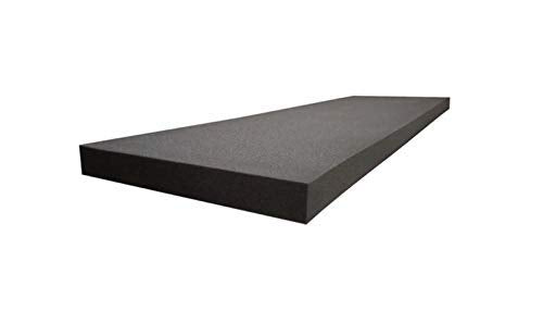AKTRADING CO. 4" H X 30" W X 72" L CertiPUR-US Certified Rubber Foam Sheet Cushion (Seat Replacement, Upholstery Sheet, Foam Padding, Acoustic Foam Sheet) - size: 4" H X 30" W X 72" L