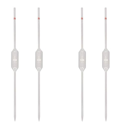 PPVL-100-4: Volumetric Pipette, 100ml Capacity, Pack of 4