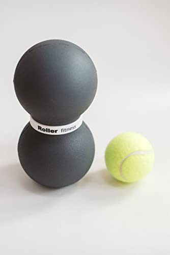 Infinity Roller, Peanut Foam Roller, Large 8-Inch Double Massage Ball Exercise Roller (Gray - Soft) - style: Gray - Soft