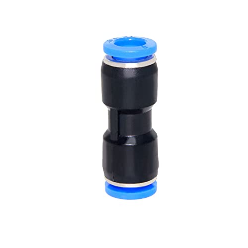 Beduan Push to Connect Fitting, 12mm Tube OD Pneumatic Quick Adapter Tubing Air Hose Line Pipe Fitting 10Pcs For 1/2" Tube OD - size: 12mm (10Pcs)