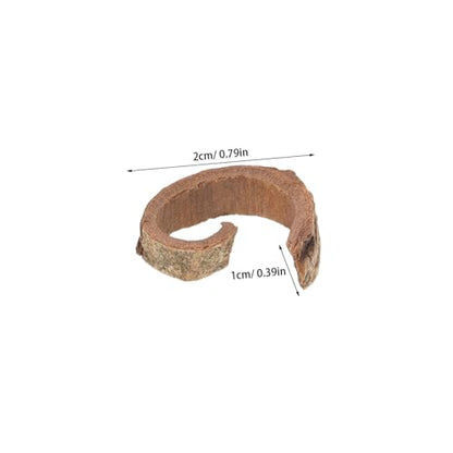 Natural Pecan Wood Bark Sheets 100g for DIY Terrarium Background, Reptile Habitat Decor, Fish Tank and Snake Enclosure Backdrop