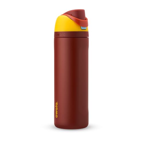 Owala Marvel FreeSip Stainless Steel Water Bottle 24 oz Iron Man - color: Iron Man, size: 24 Ounces