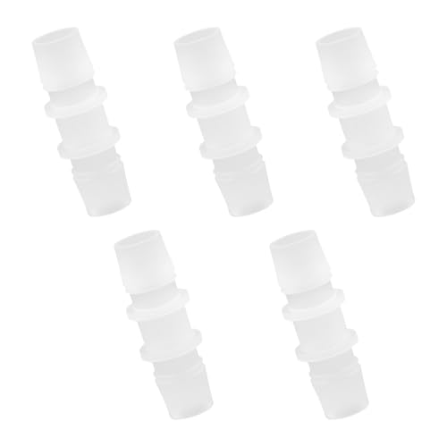 Plastic Hose Barb 1/2" Barbed Connectors Joint Splicer Mender Adapter for Aquarium Liquid Air (Pack of 5) - size: 0.5 Inch