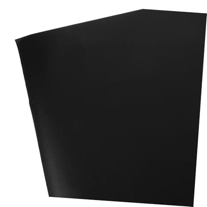 Self Adhesive Aquarium Background Roll PVC Fish Tank Wallpaper with High Resolution Underwater Scenery Easy Installation Fit for Various Tank - color: Black