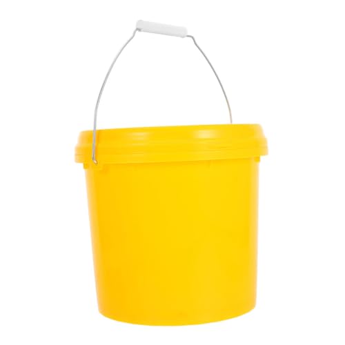 Heavy Duty Food Grade Bucket with Leakproof Lid and Handle Portable Water Storage Container for Household Use for Rice Cereal and Liquid Storage