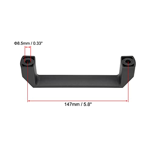 uxcell Plastic Pull Handle 147mm Hole Centers for Luggage Mechanical Equipment