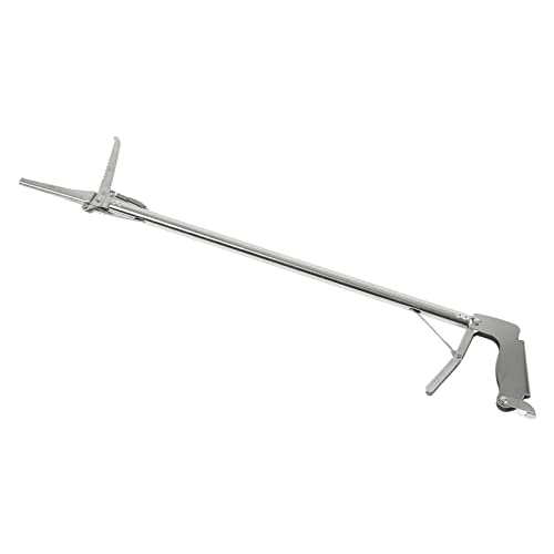 Alomejor 30in Aquarium Tweezers Fish Long Reach Tongs for Crab Seafood Octopus(Straight Clip)