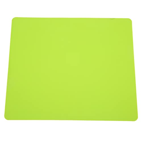 Silicone Craft Mat for Clay, Jewelry Making & Baking – Washable, Flexible, Non-Slip Desk Saver Pad, 10.98 x 9.41 in, Green (Compatible with, and DIY Kitchen Tools) - color: Green