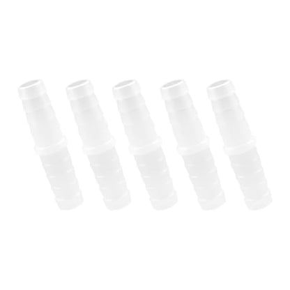 Plastic Hose Barb 5/16" Barbed Connectors Joint Splicer Mender Adapter for Aquarium Liquid Air (Pack of 5)
