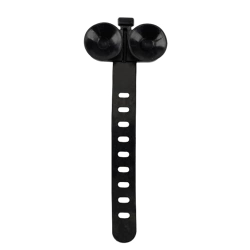 Aquarium Suction Cup Cable Tie with Strong Adhesion for Firm Attachment of Wire Organization in FishTanks 10PCS - color: Black