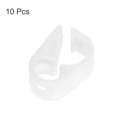 uxcell Plastic Tubing Clamps, 10pcs 1/8"-5/32" Tube OD Adjustable Tube Clamp Laboratory Pinch Valve Flow Control Hose Clamp