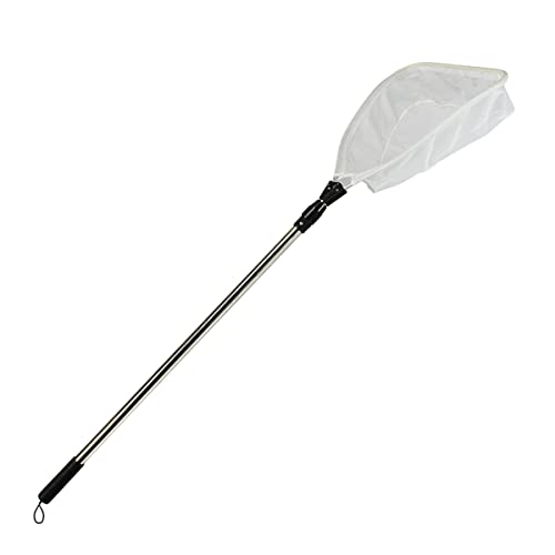 Aquascape Heavy-Duty Pond Skimmer Net with Extendable Handle, Durable Fine Mesh for Debris Removal, 36 to 69-Inch Adjustable Length, 98562