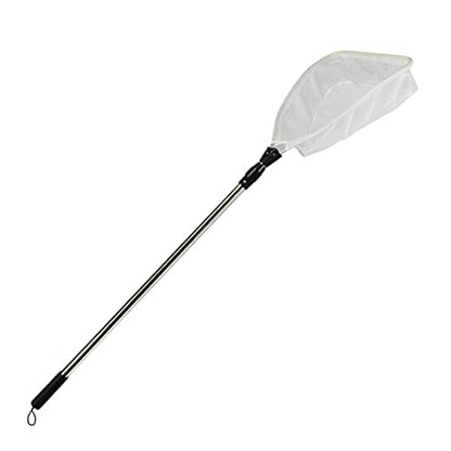 Aquascape Heavy-Duty Pond Skimmer Net with Extendable Handle, Durable Fine Mesh for Debris Removal, 36 to 69-Inch Adjustable Length, 98562