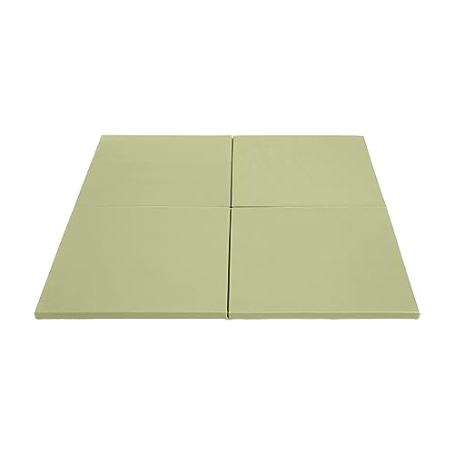 ECR4Kids SoftZone Play Patch Activity Mat Squares, Modular Playmat, Fern Green, 4-Pack - color: Fern Green