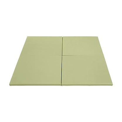 ECR4Kids SoftZone Play Patch Activity Mat Squares, Modular Playmat, Fern Green, 4-Pack - color: Fern Green