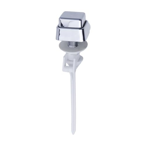 Semetall Toilet Flush Handle-Push Button Tank Handle Replacement, Side Mount Trip Lever, PVC,Set of 2 - size: Fit 1.7×1.7cm