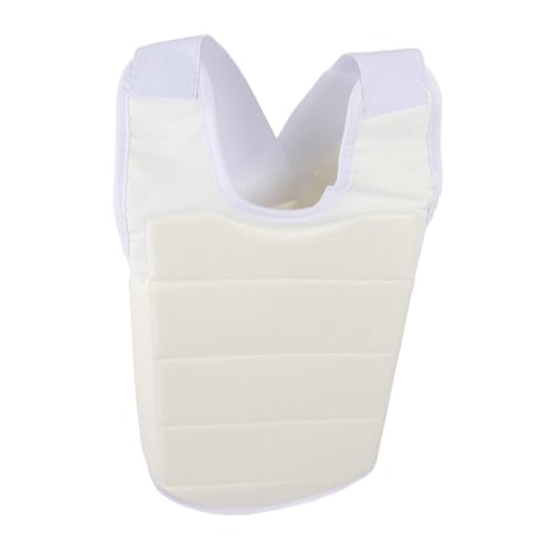 Akozon Unisex Adult & Child Taekwondo Karate Chest Guard Vest Boxing Protective Gear, M Size - , , Breathable Karate Breast Protector for Training and (M), Akozonfd2n16bsuw-03
