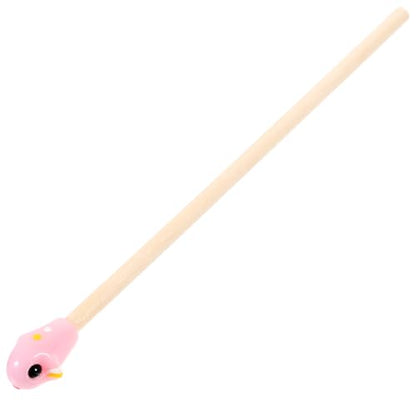FRCOLOR Fish Training Stick Toys Fish Betta Training Wand Betta Bed Tunnel Hide Resting Tube Wooden Stick Interactive Wooden Wand for Aquariums-Random Color