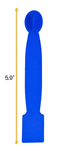 EISCO Scoop with Knife Edge, 5.9" - Polypropylene - Chemical Resistant - Dual Ended