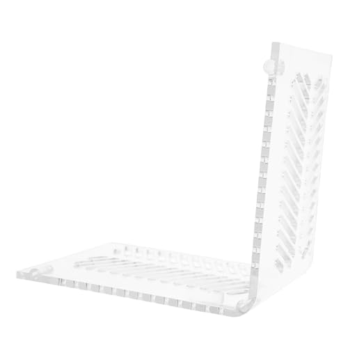 SUPVOX Acrylic Aquarium Grid Divider Pump Isolation Plate for Clean Water Protects Aquarium Pumps from Sand Easy to Install Fish Tank Partition for Versatile Filtration