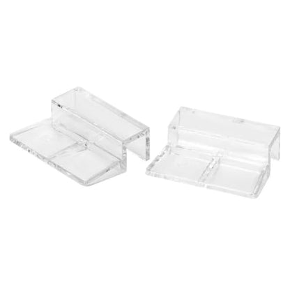 20Pcs Aquarium Glass Cover Holder Clip, Clear Acrylic Support Holder, Aquarium Lid Clips Clamps, High transparency Aquarium (12mm)