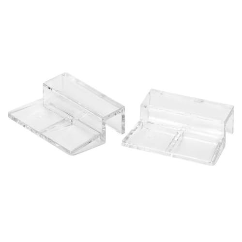 20Pcs Aquarium Glass Cover Holder Clip, Clear Acrylic Support Holder, Aquarium Lid Clips Clamps, High transparency Aquarium (12mm)
