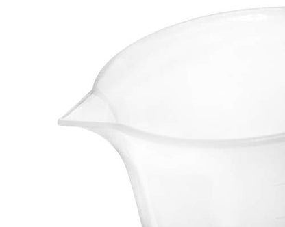 EISCO Plastic Pitcher, 250mL - Molded Graduations - Chemical Resistant & Autoclavable Polypropylene - Measuring Jug