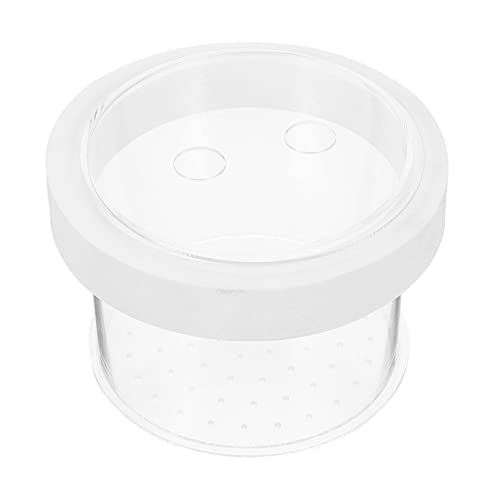 Toddmomy Acrylic Floating Fish Tank Breeding Box with Water Permeable Bottom Transparent Aquarium Isolation Container for Small Fish Fry Supplies