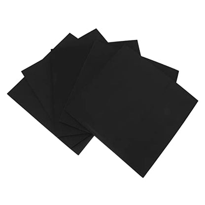 Happyyami 5pcs Insulated Pad Non- Fish Tank Mat Shock-Absorbing - Aquarium Accessory Wear- Design for Home Use Black