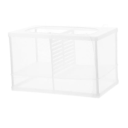 HEMOTON Fish Tank Isolation Net Breeding Box for Betta and Guppy Fry Transparent Aquarium Incubator Removable Divider Protects Newborns from Adult Fish for Shrimp Hatchery