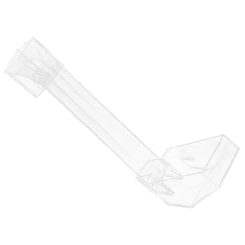 Acrylic Fish Feeder Tube 28cm Aquarium Shrimp Feeding Dispenser for Fish Tank Vacation Feeding