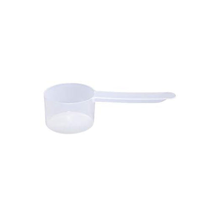 29.6cc Long Handle Measuring Scoop (2 Tablespoon / 1/8 Cup / 1 oz) - Heavy-Duty Plastic Spoon for Powders, Protein, Coffee, and Baking, 1-Pack - size: 29.6 cc | 2 tablespoon | 1/8 Cup | 29.6 mL
