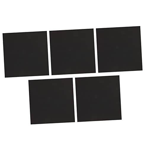 BESPORTBLE 5pcs Creative Non- Shockproof Pad for Fish Tank Insulation Absorption Mat Black for -Term Use Under Aquariums to Stability and Integrity