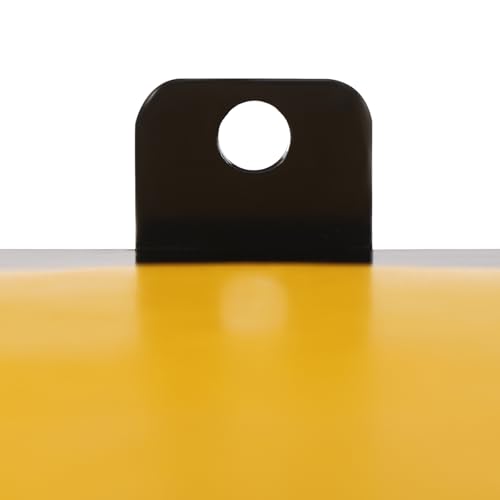 Wall Mount Punching Bag – Space-Saving Boxing Training Equipment for Hooks, Uppercuts & More (15.7x11.8x27.5in) - Durable PU, EVA, Steel Design for Home Gym - color: Yellow