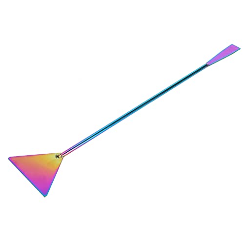 Aquarium Stainless Steel Long Sand Spatula for Smooth Substrate Slopes and Terraces, 32cm Fish Tank Tool for Expert Water Plant Cultivators