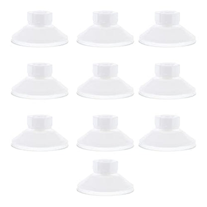 Toddmomy 10pcs White Screw Suction Cup Practical Aquarium Sucker Easy Install Disassemble