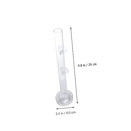 BESPORTBLE Transparent Glass Shrimp Feeding Tube Set Feeder Tray for Aquarium Durable and Reliable Glass Design Convenient Feeding for Fish and Shrimp Easy to Install