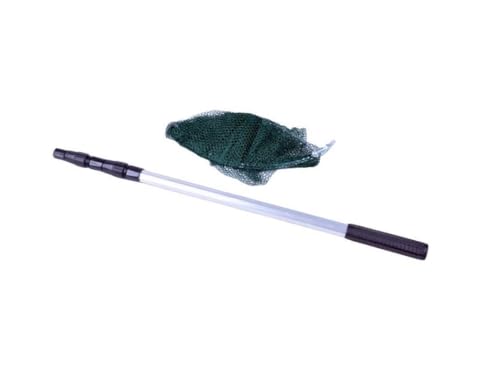 135cm/53.15in Aluminum 3 - Section Telescopic Fishing Landing Net - Collapsible Ultra - Light Fish Net for Anglers