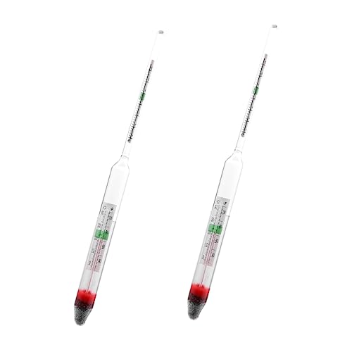 2pcs Aquarium Hydrometer Salt Water Meter Sea Salt Digital Thermometer