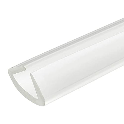 uxcell U Channel Edge Trim, 8.2ft Length Soft Rubber Guard Seal Strip Edge Protector Fit for 19-20mm Edge, (19/32" W x 63/64" H) Clear - size: 19/32"x 63/64"x 8.2ft