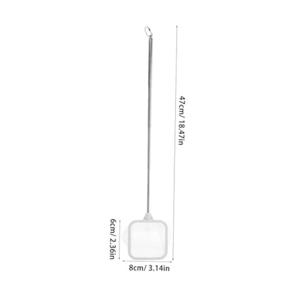 Mikikit Portable Stainless Steel Fish Catch Net with Extendable Handle for Aquarium Escapeproof Design for Fish and Shrimp Small Fishing Net for Aquatic