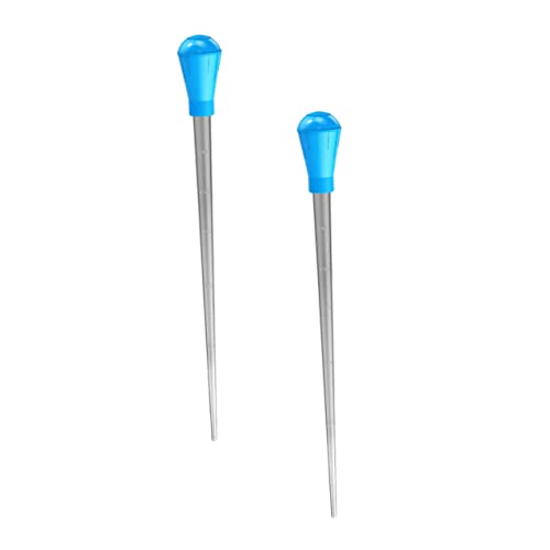 Alipis 2pcs Graduated Plastic Dropper Pipettes for Kitchen Measuring Versatile Liquid Transfer Tools for Accurate Measurements Baking and Aquariums
