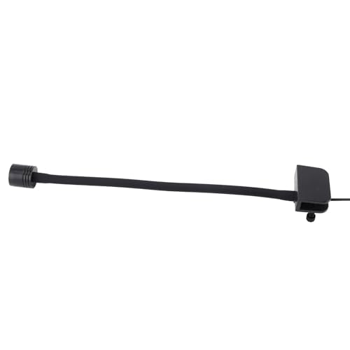 Zunate Fish Tank ClipOn LED Light, Small Clamp Aquarium Light for 3-6 Gallons Freshwater and Saltwater Tanks, High Brightness Warm with Flexible Adjustment (Warm) - size: Warm Light