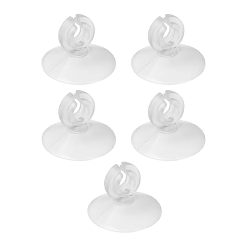 Pack Of 5 Strong PVC Suction Cups Aquarium Clamps For Aquarium Oxygen Tube And Heaters Cable Secure Fixing In Fish Tanks