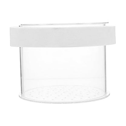 VANZACK Floating Fish Isolation Box Acrylic Fish Breeding Container for Small Aquariums Durable Transparent Hatchery with Water Permeable Design for Fry - color: Transparent