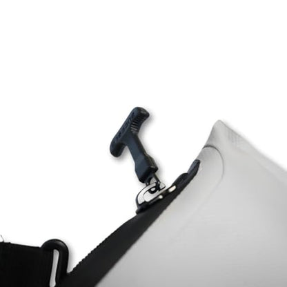 Tournament Weigh Bag - Durable Bag to Transport and Weigh Fish, Quick-Access Drain Hole, Padded Carrying Strap, Waterproof Zipper, .9mm Thick, Grey